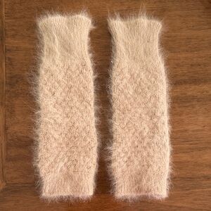Stella McCartney angora Knit fingerless gloves